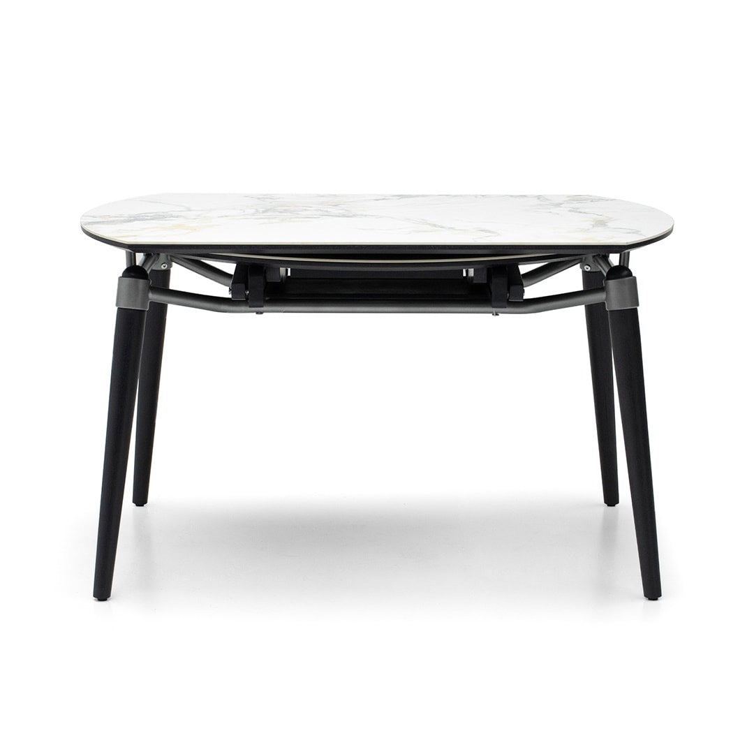 Extendable Round Stone Dining Table
