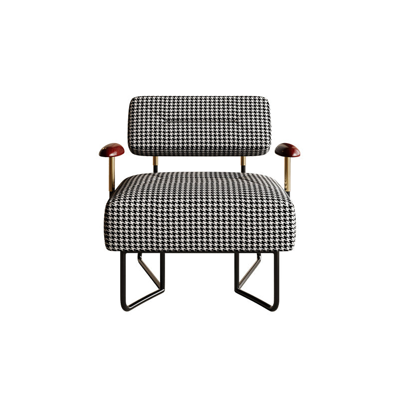 Houndstooth Pattern Single Sofa