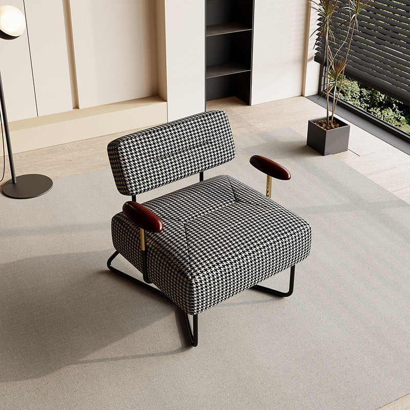 Houndstooth Pattern Single Sofa