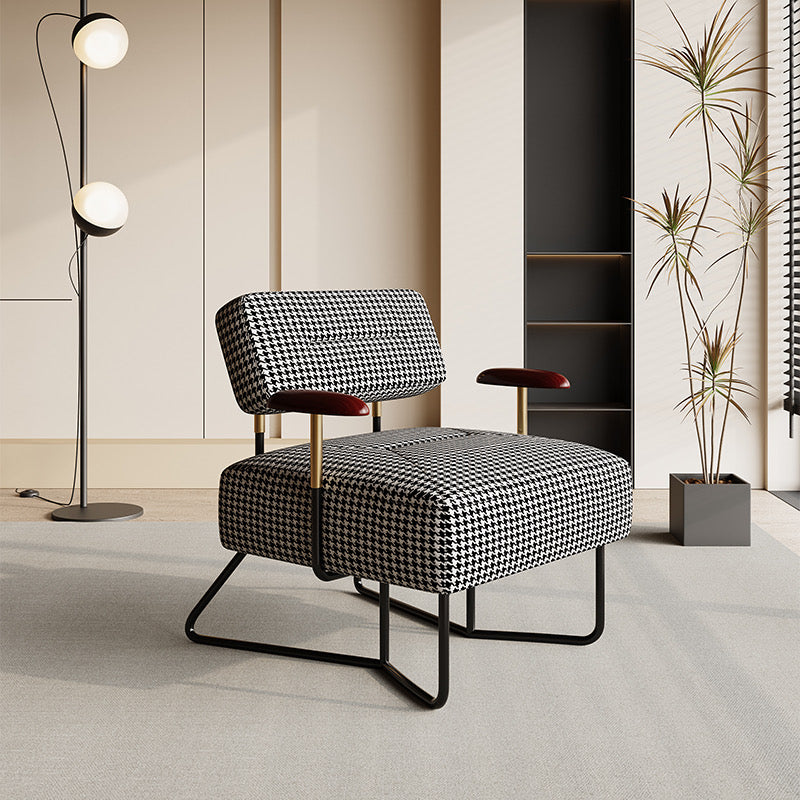 Houndstooth Pattern Single Sofa