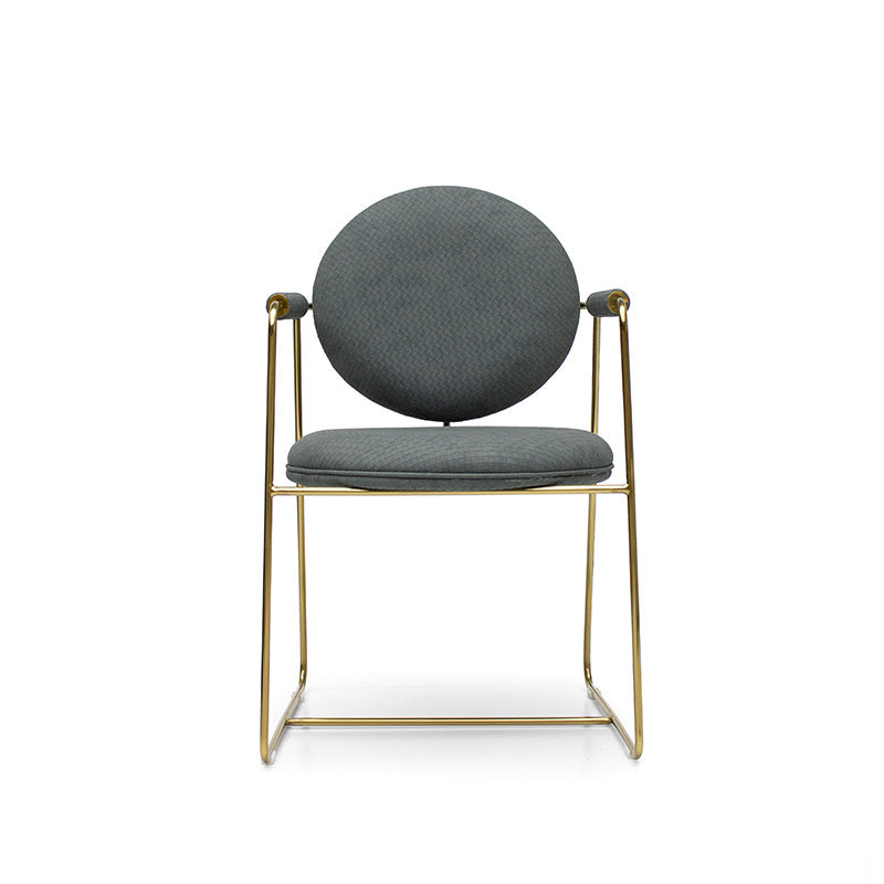 Gemma Woven Leather Lounge Chair