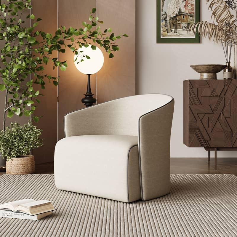 Comfort Fabric Single Sofa Chair