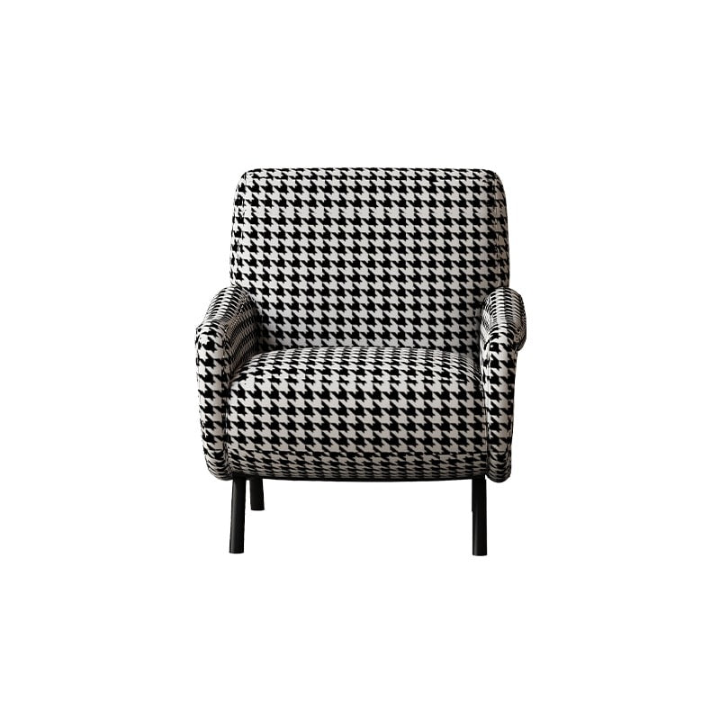 Houndstooth Check Casual Chair