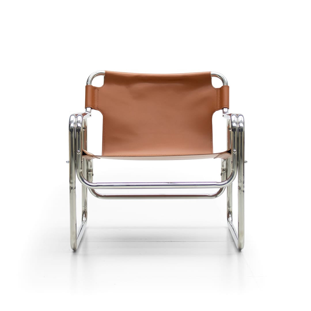 Saddle Leather Accent Chair