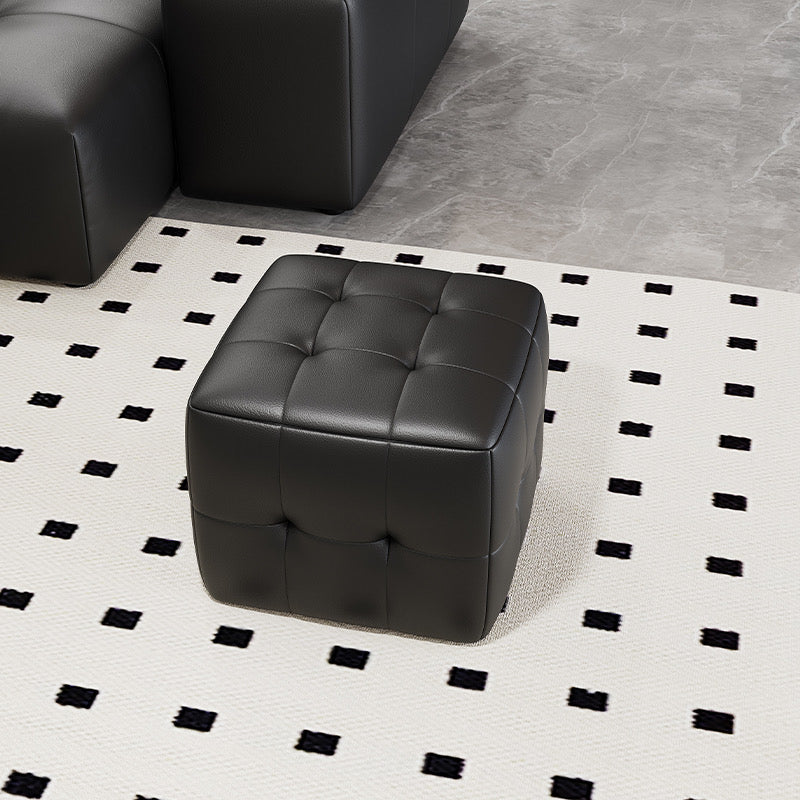 Genuine Leather Small Stool