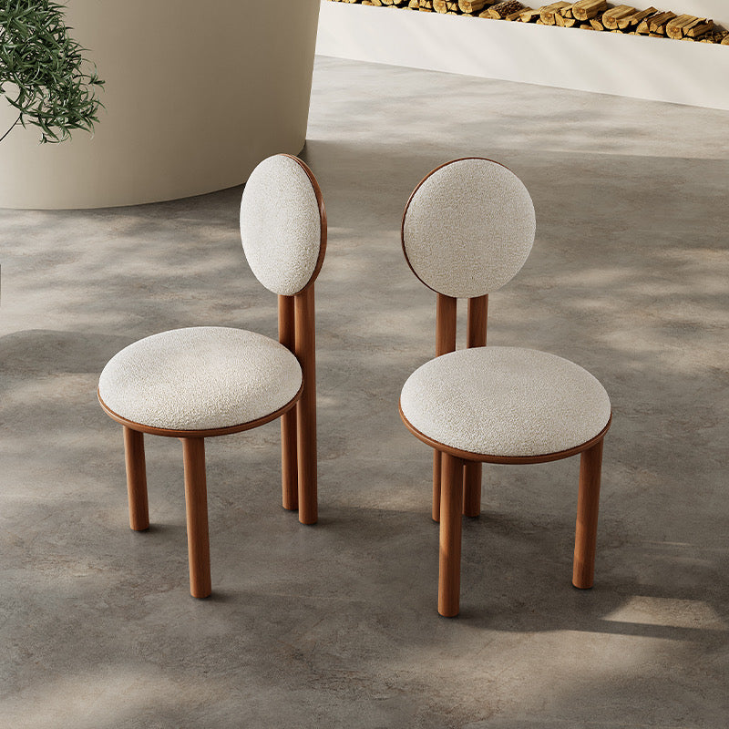Fabric Upholstered Earring Chair