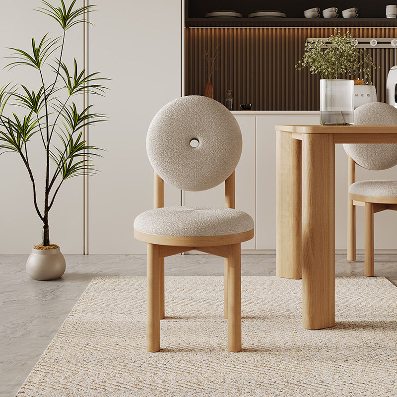 Upholstered Backrest Dining Chair