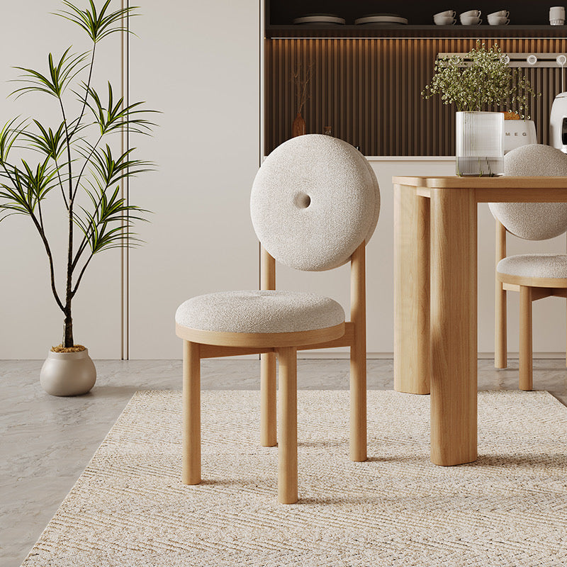 Upholstered Backrest Dining Chair