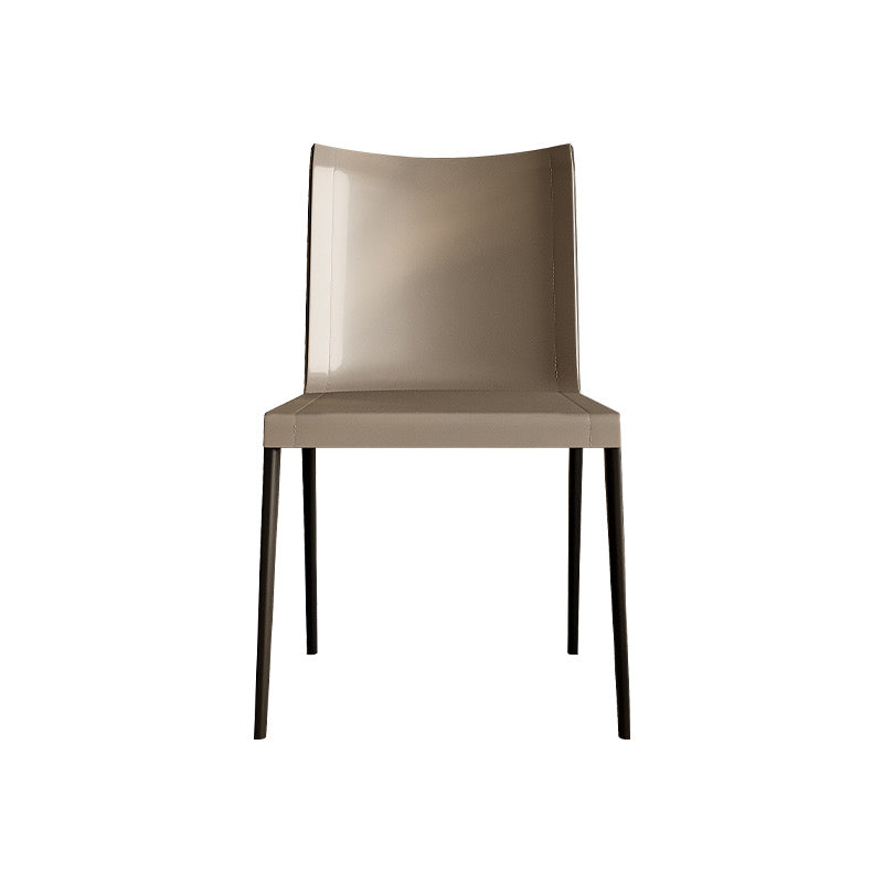 Ultra Fiber Saddle Leather Dining Chair