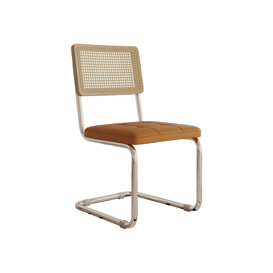 Curved Rattan Dining Chair