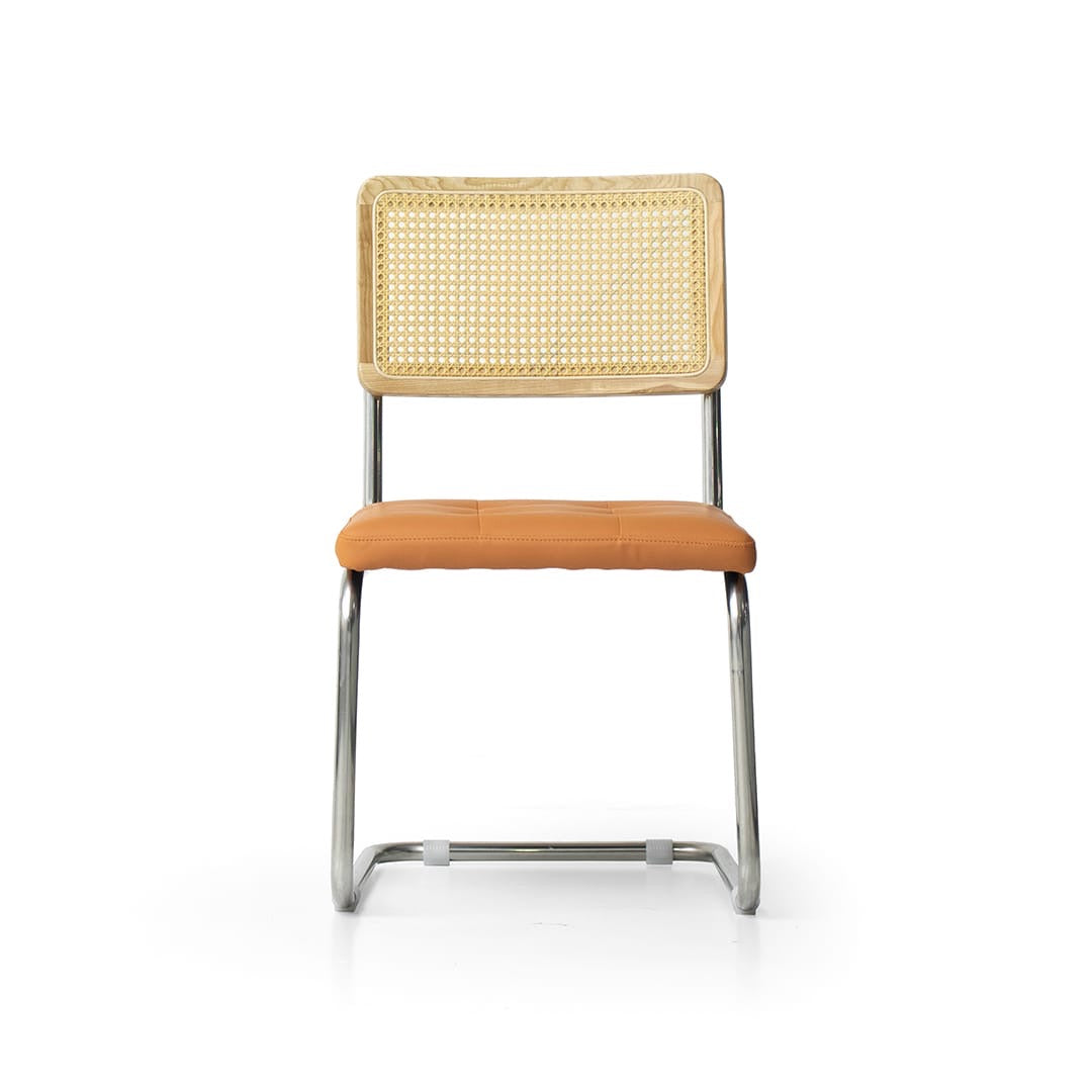 Curved Rattan Dining Chair