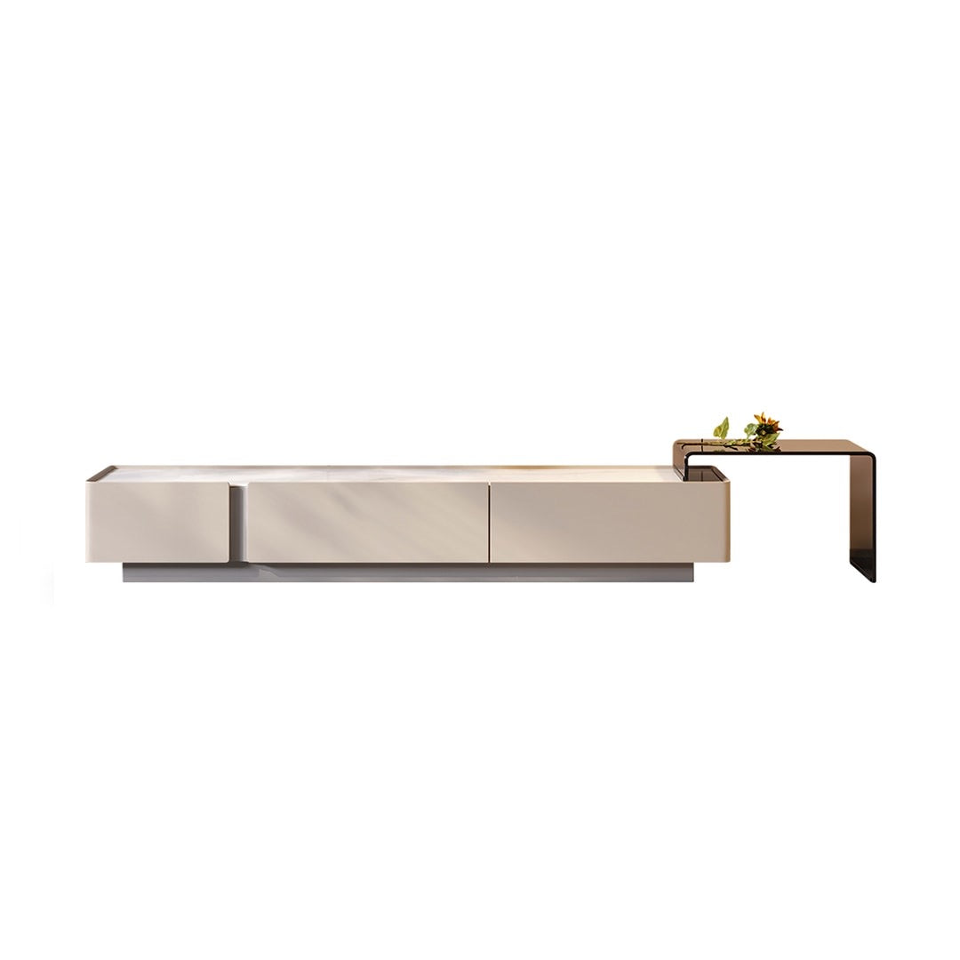 Extendable TV Cabinet with Side Cabinet