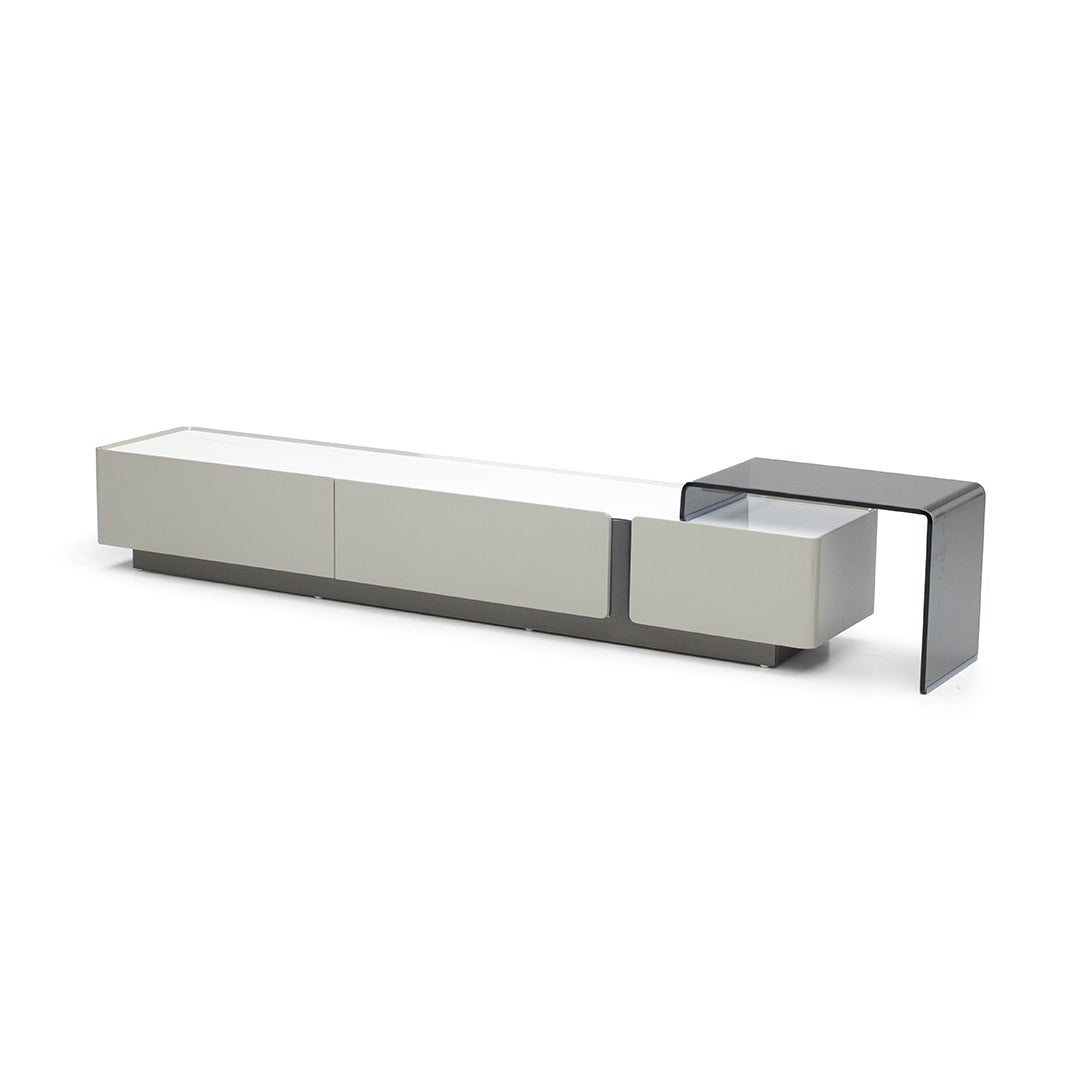 Extendable TV Cabinet with Side Cabinet