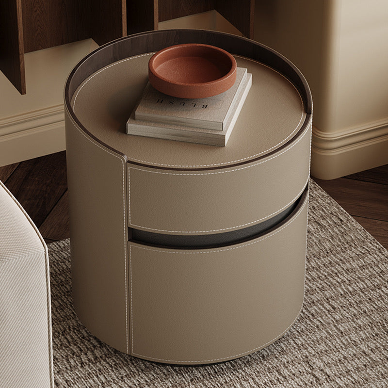 Spray-Painted Bedside Table