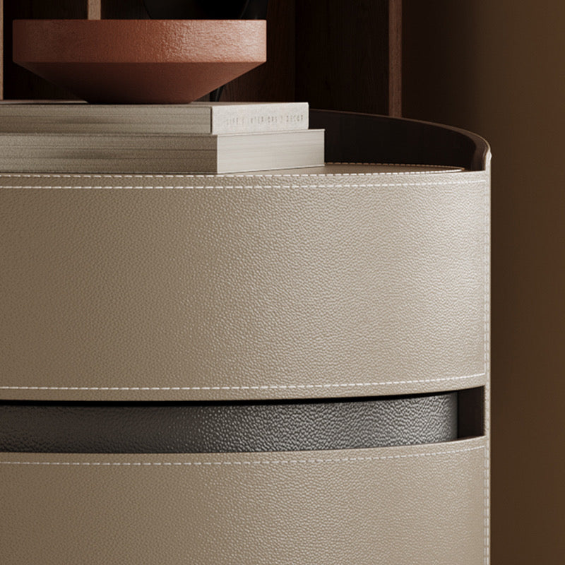 Spray-Painted Bedside Table