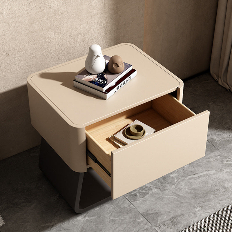 Cream and Grey Bedside Table 2