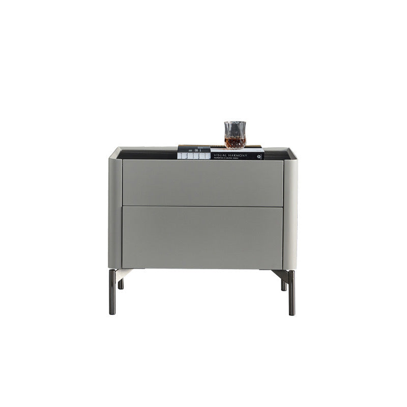 Modern Grey Bedside Table