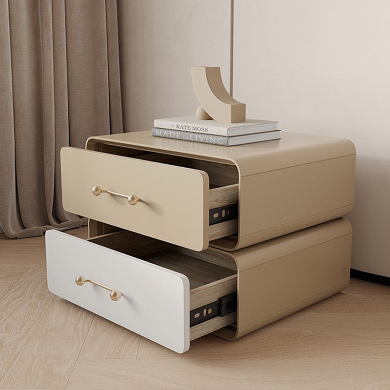 Cream and Grey Bedside Table 3