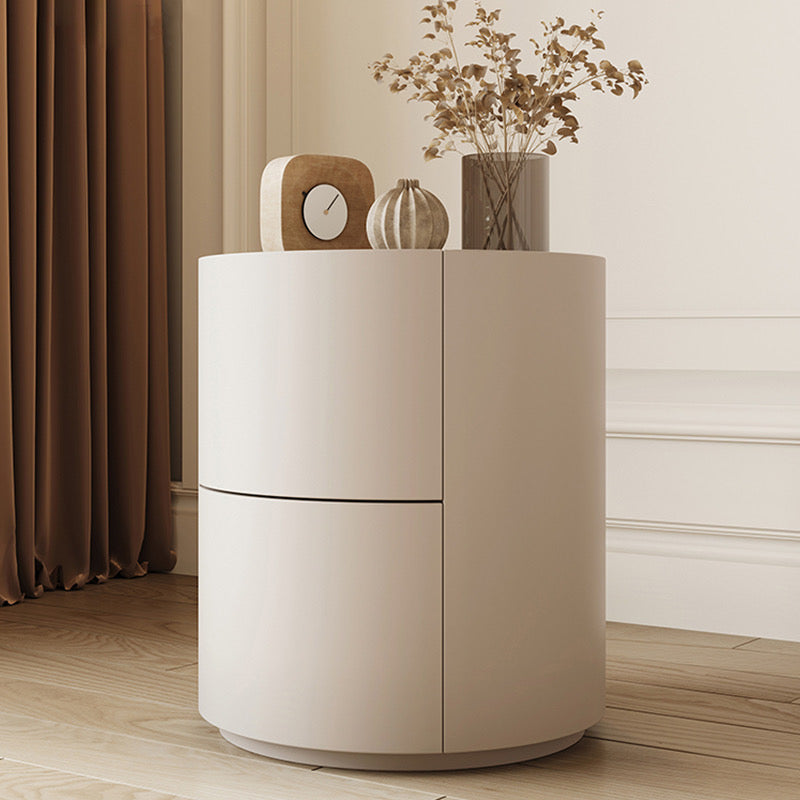 Multilayer Wood Bedside Table