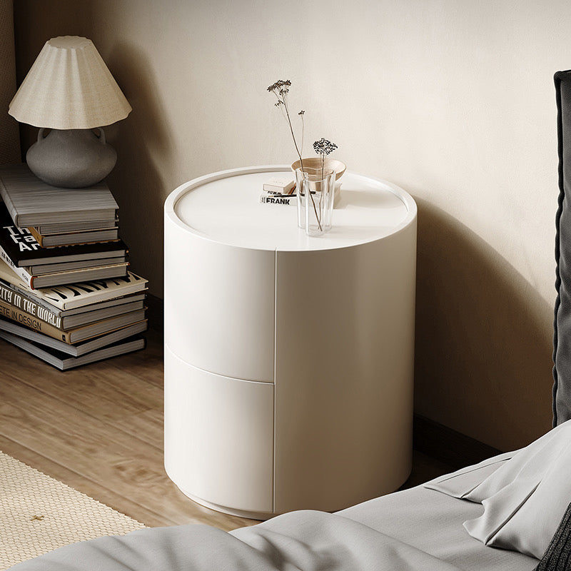 Multilayer Wood Bedside Table