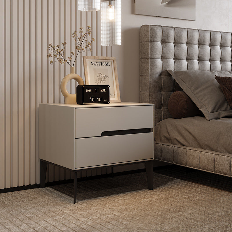 White Bedside Table