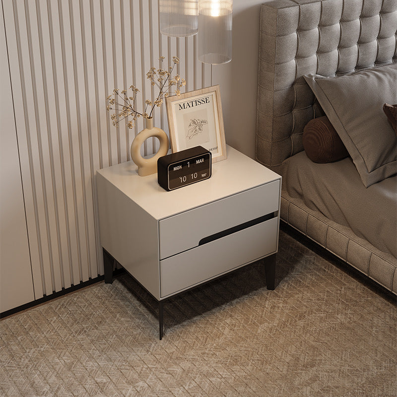 White Bedside Table