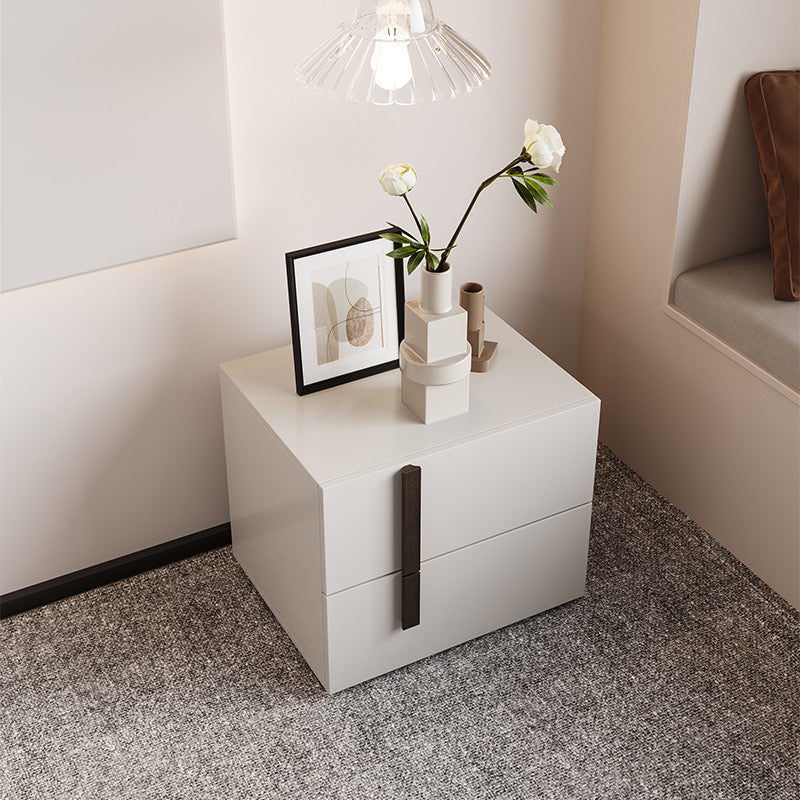 White Lacquered Nightstand