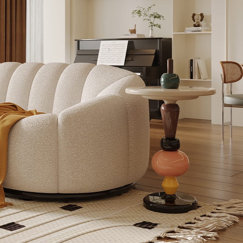 Candy Cane Edge Side Table
