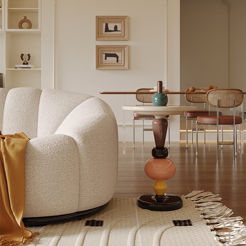 Candy Cane Edge Side Table