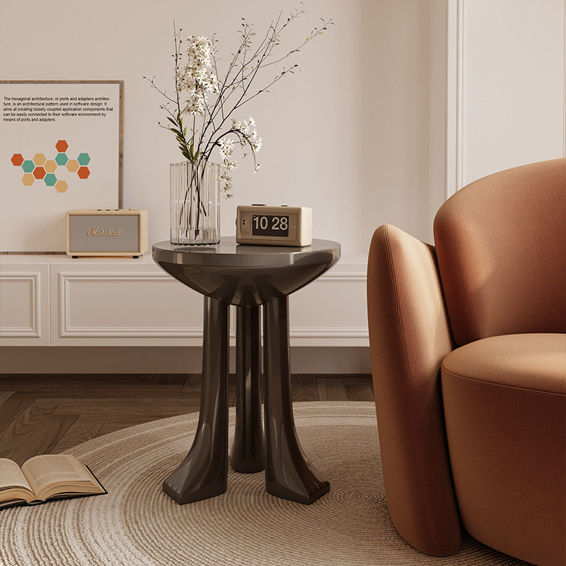 Black Tri-Leg End Table