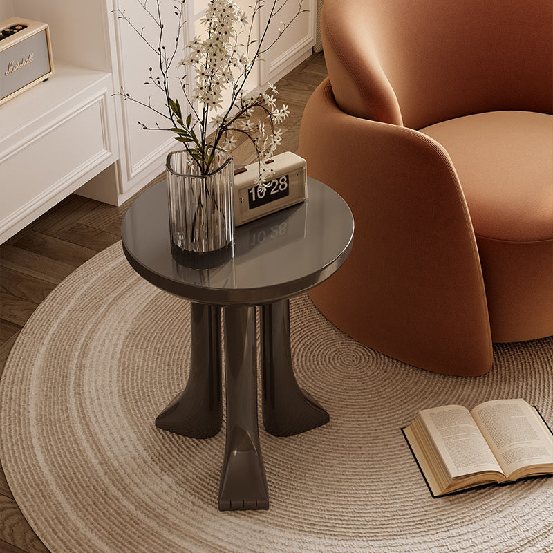Black Tri-Leg End Table
