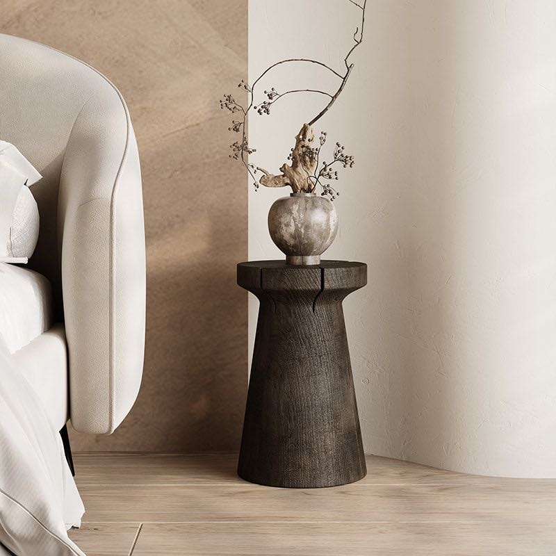 Pine Wood Side Table 5