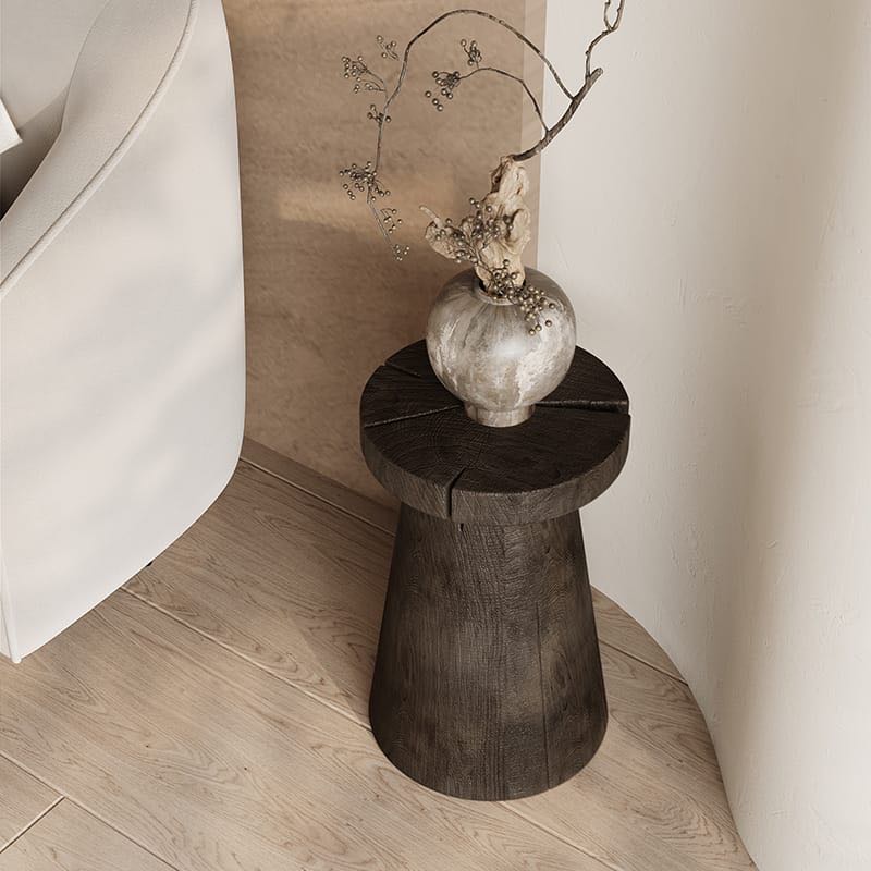 Pine Wood Side Table 5