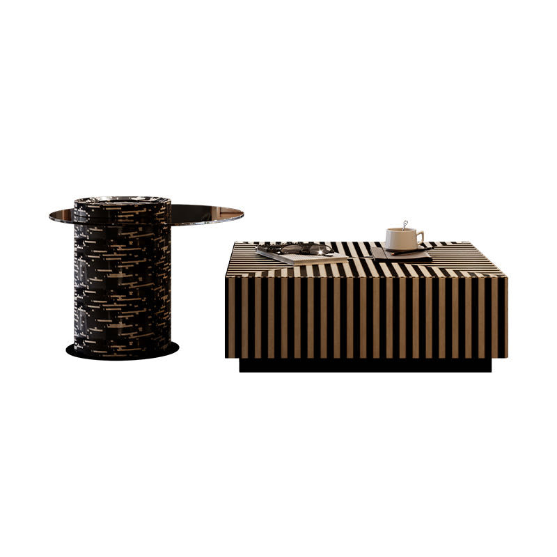Zebra Stripe Coffee Table