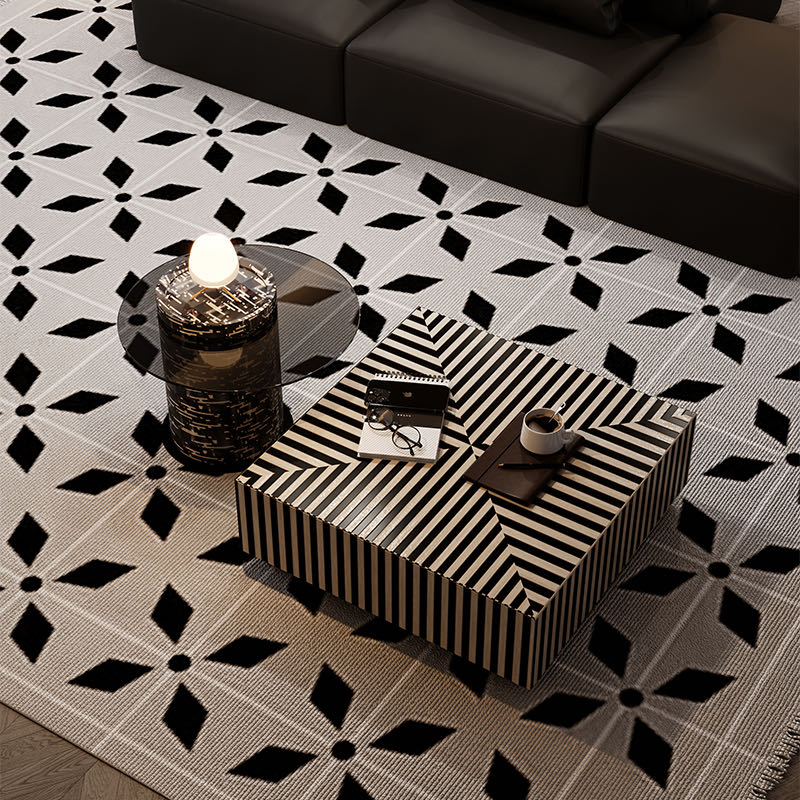 Zebra Stripe Coffee Table