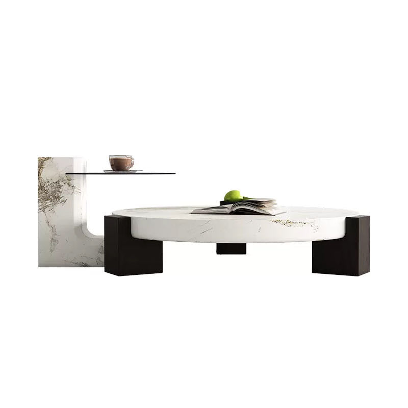 Marble Pattern Nesting Coffee Tables