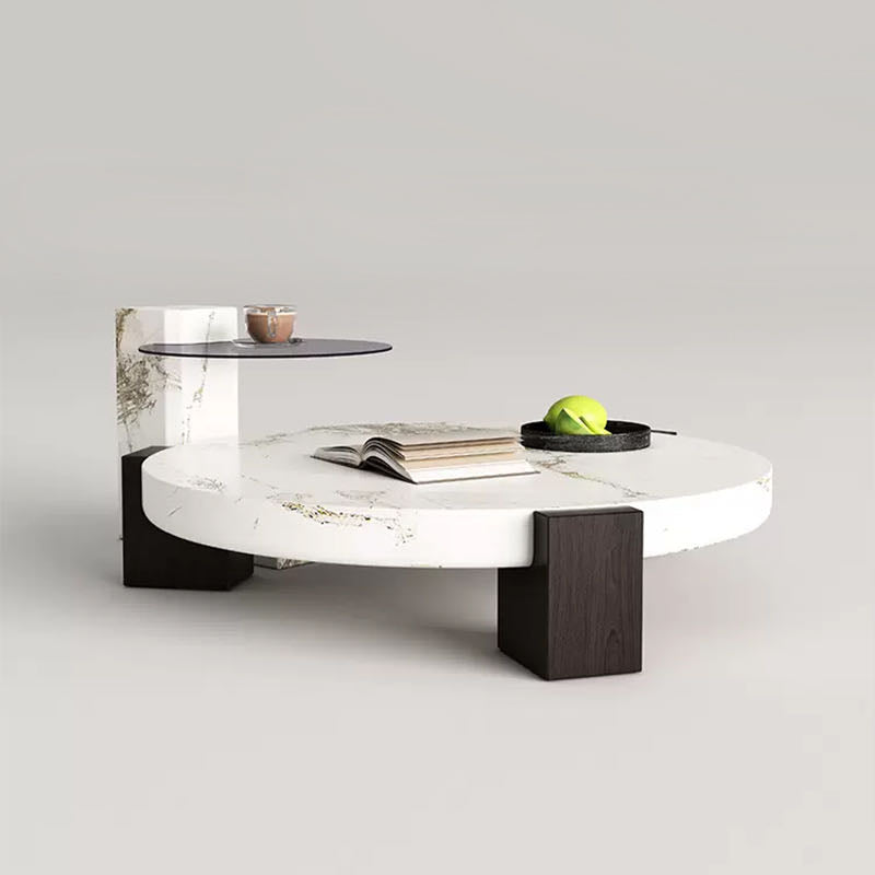 Marble Pattern Nesting Coffee Tables