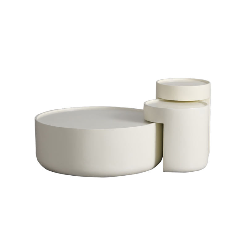 Round Combination Coffee Table Set