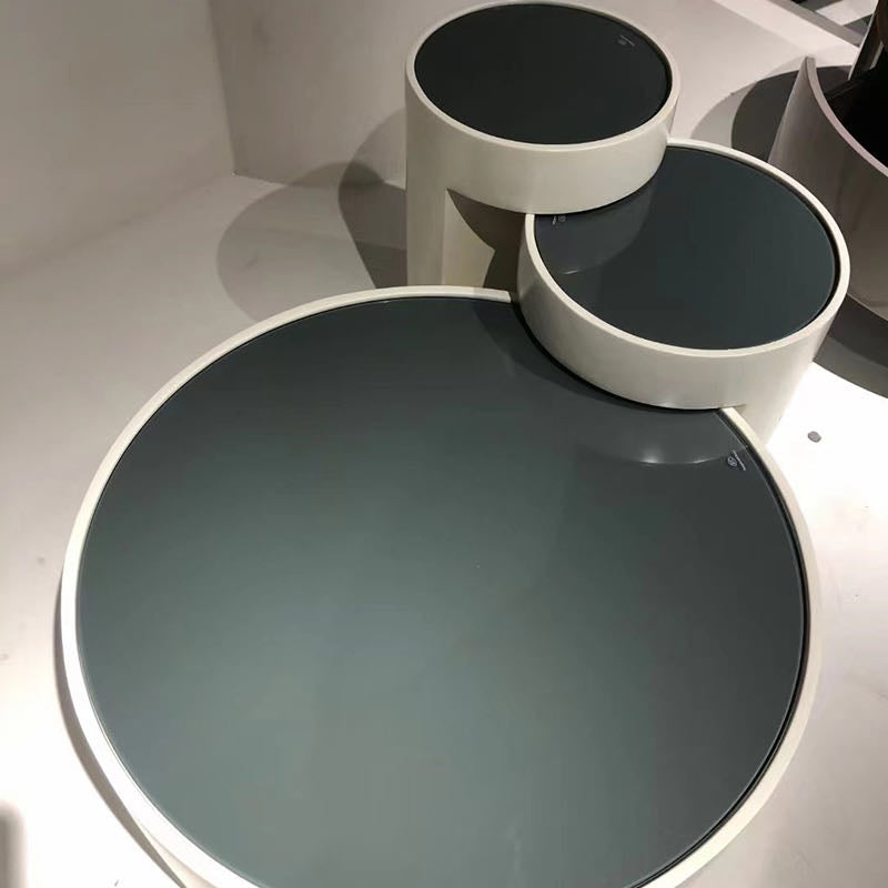 Round Combination Coffee Table Set