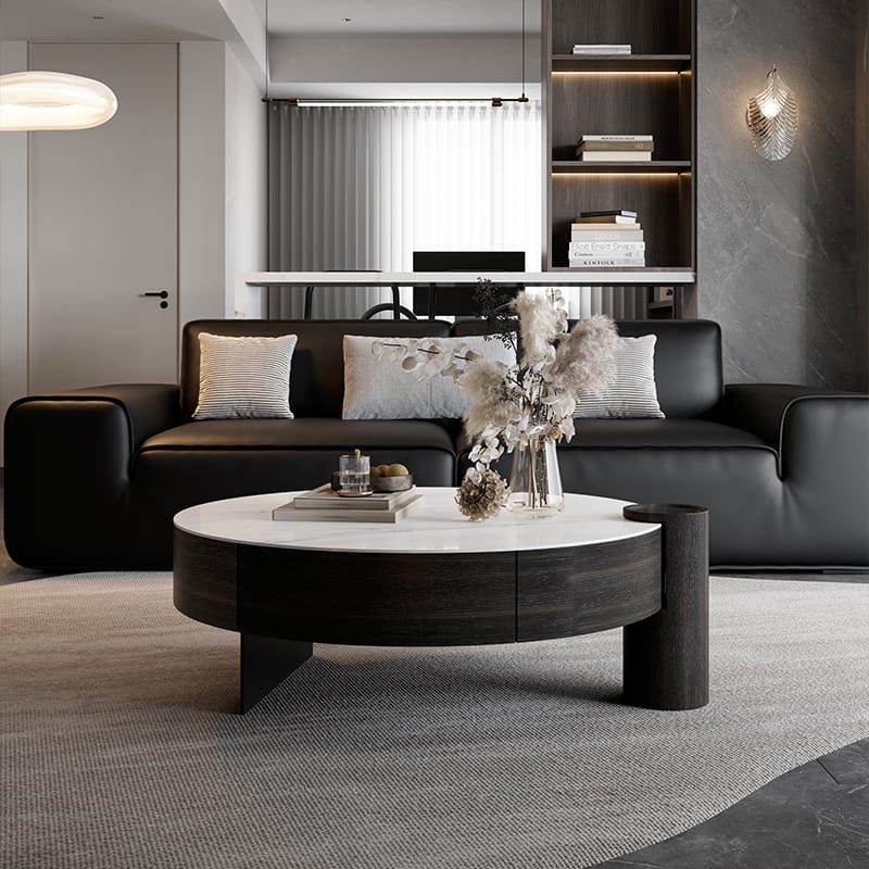 Modern White Coffee Table