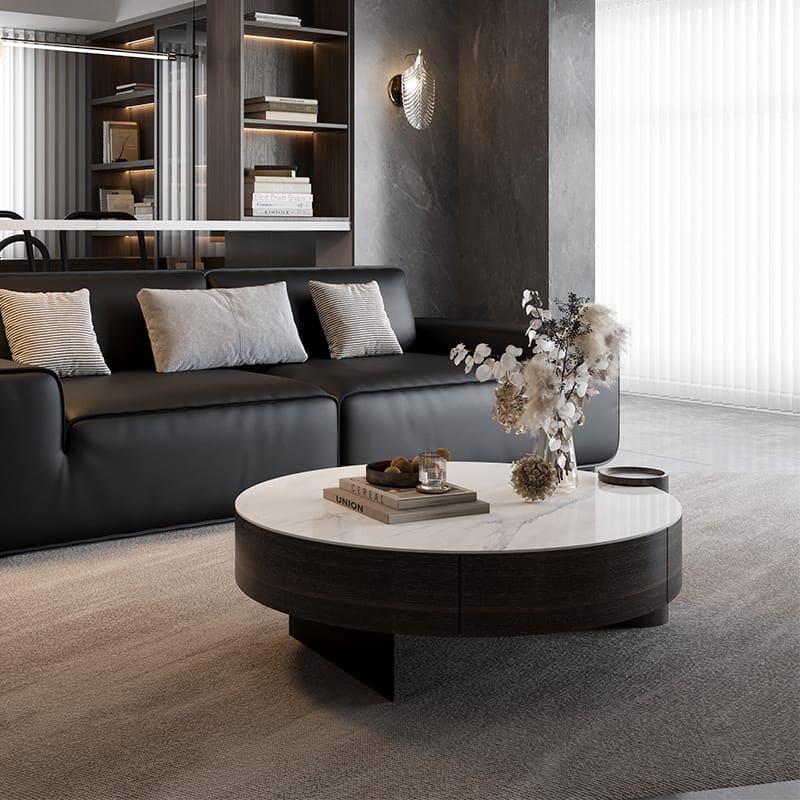 Modern White Coffee Table