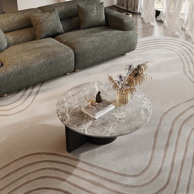 Gray Marble Coffee Table
