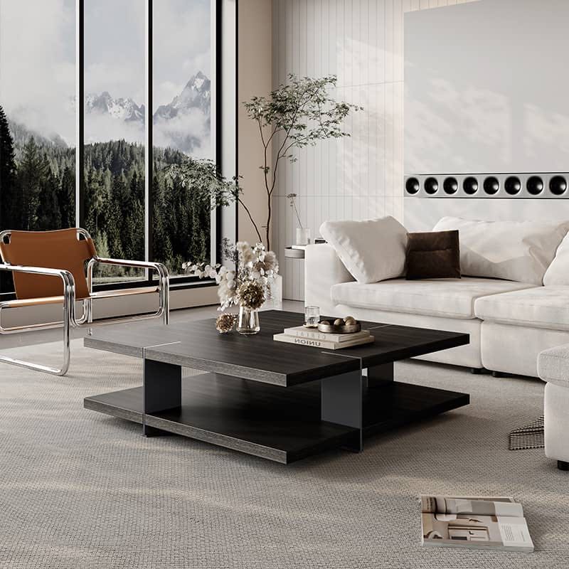 Geometric Square Coffee Table