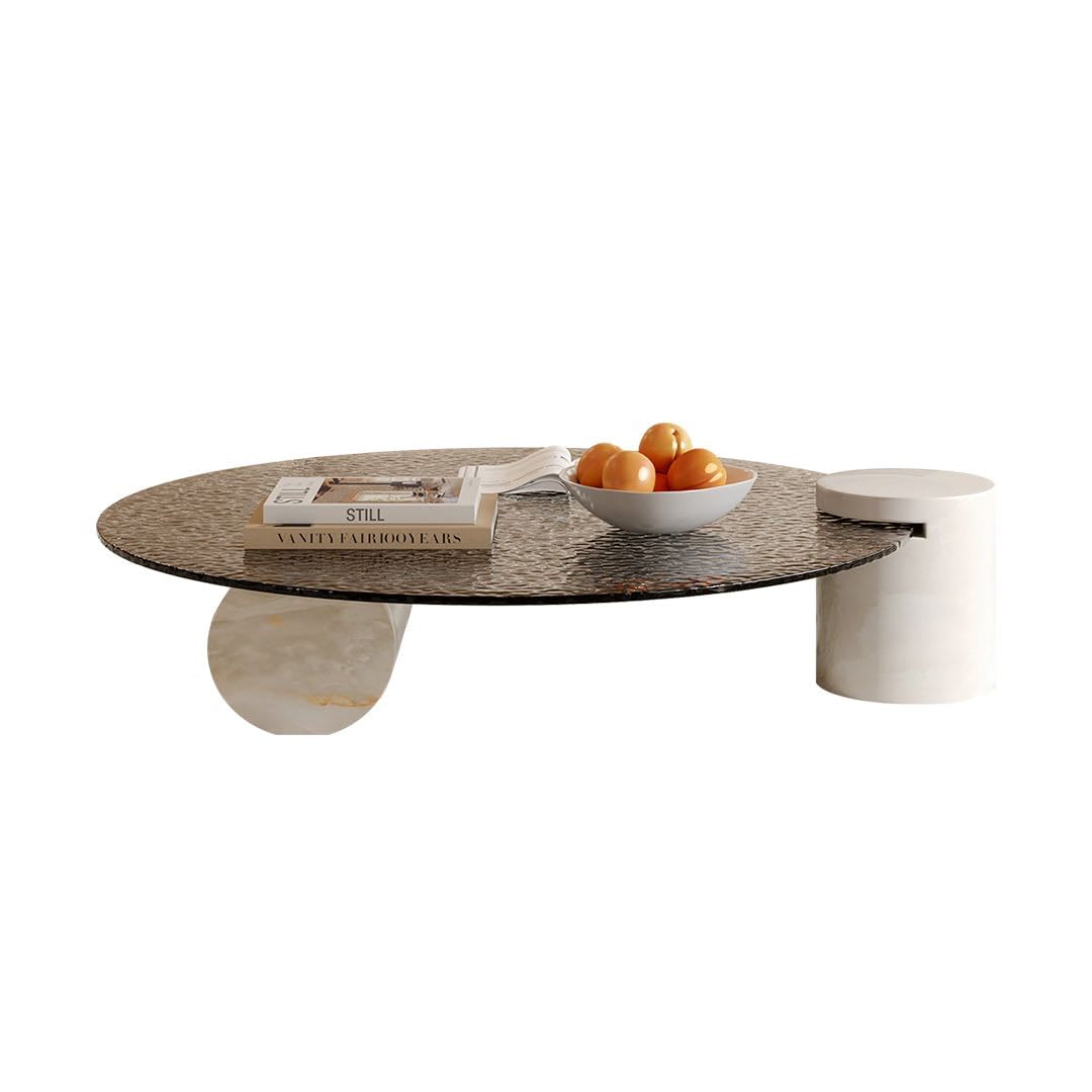 Wave Pattern Coffee Table