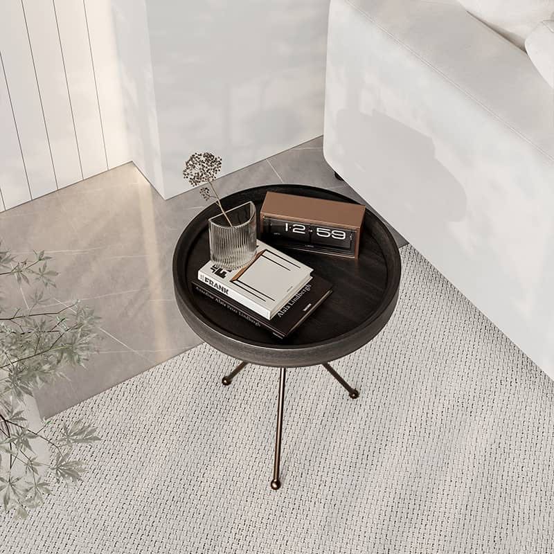 Eucalyptus Wood Side Table
