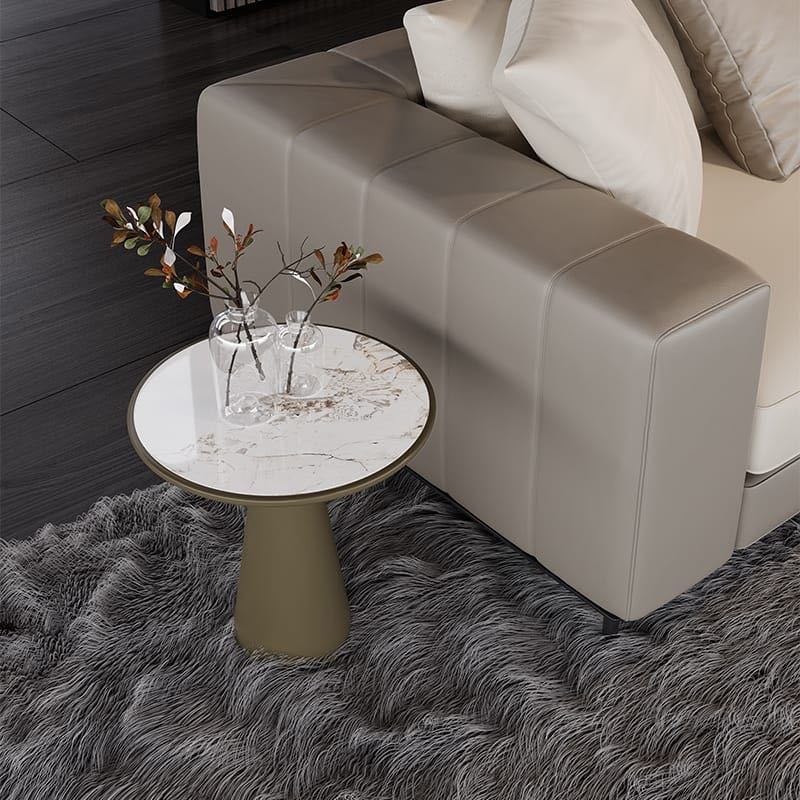 Pandora Stone Round Side Table