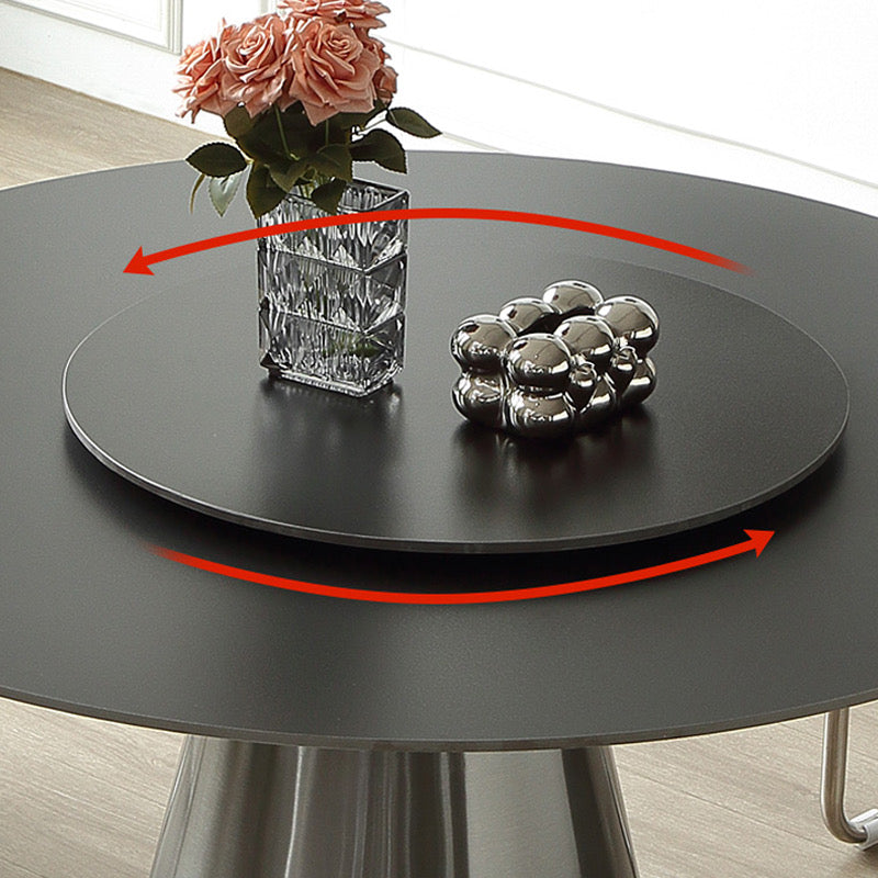 Lauren Black Gold Sintered Stone Dining Table