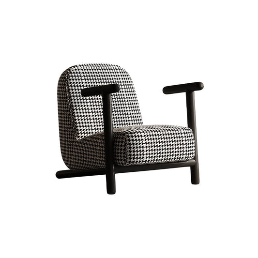 Houndstooth Sled Chair
