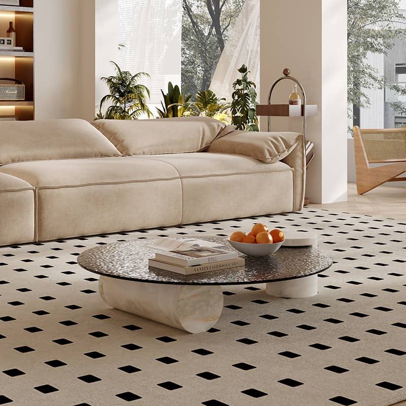 Wave Pattern Coffee Table